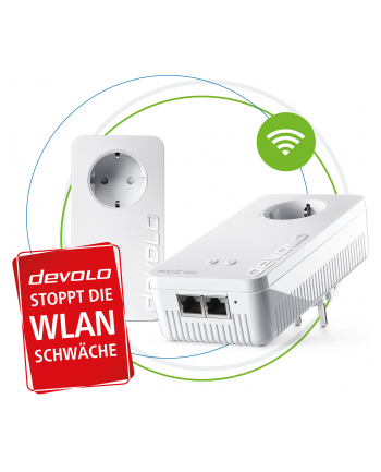 devolo Magic 1 WiFi 2-1-2 Starter Kit, Powerline (two adapters)