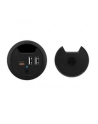 icybox IB-HUB1407 3 Port ładowarka do biurka, 2x USB-A, 1x  USB-C, otwór 60mm - nr 23