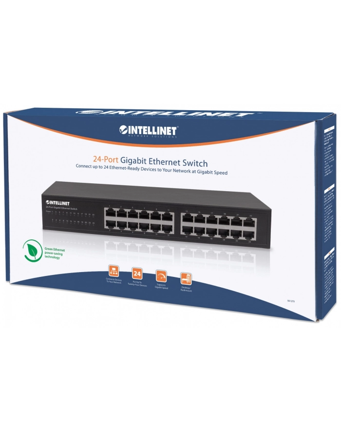 intellinet Przełącznik Gigabit 24x 10/100/1000 RJ45 Desktop/Rack główny
