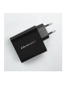 qoltec Ładowarka Super Quick PD | 1xUSB-C | 65W | 5-20V | 3-3.25A |     Czarna - nr 24