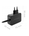 qoltec Ładowarka GaN Power Pro | 1xUSB-C | 45W | 5-20V | 2.25-3A |      Czarna - nr 13