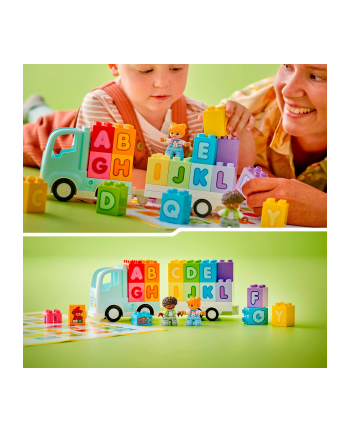 LEGO 10421 DUPLO Town Ciężarówka z alfabetem p3