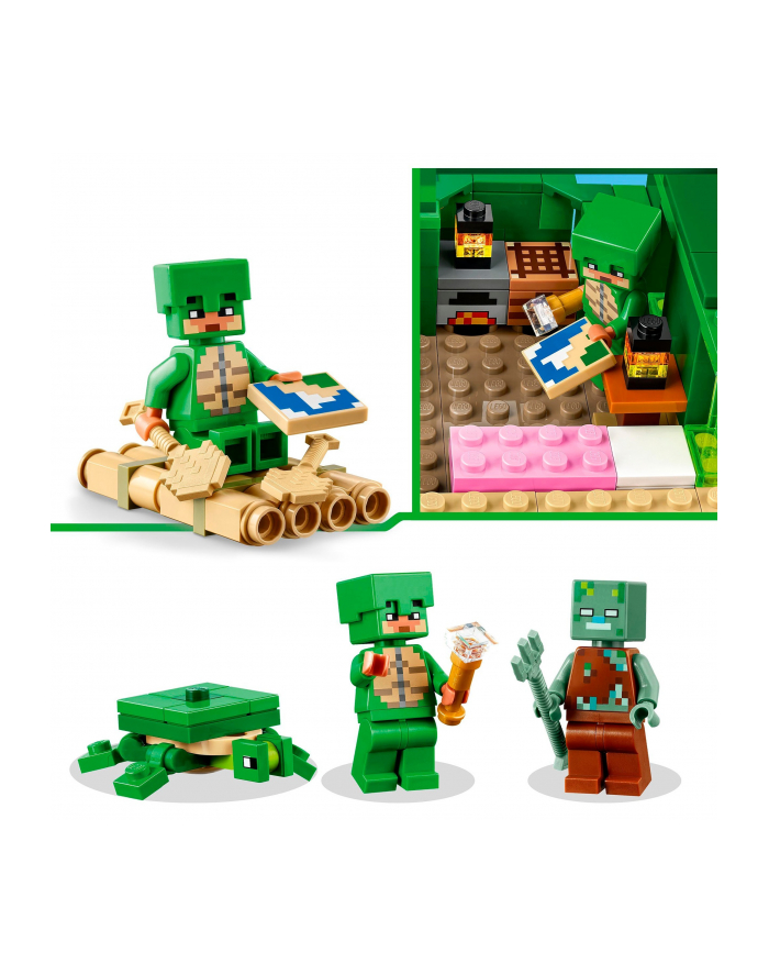 LEGO 21254 MINECRAFT Domek na plaży żółwi p6 główny