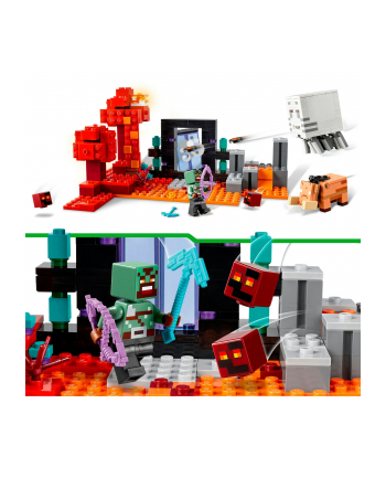 LEGO 21255 MINECRAFT Zasadzka w portalu do Netheru p4