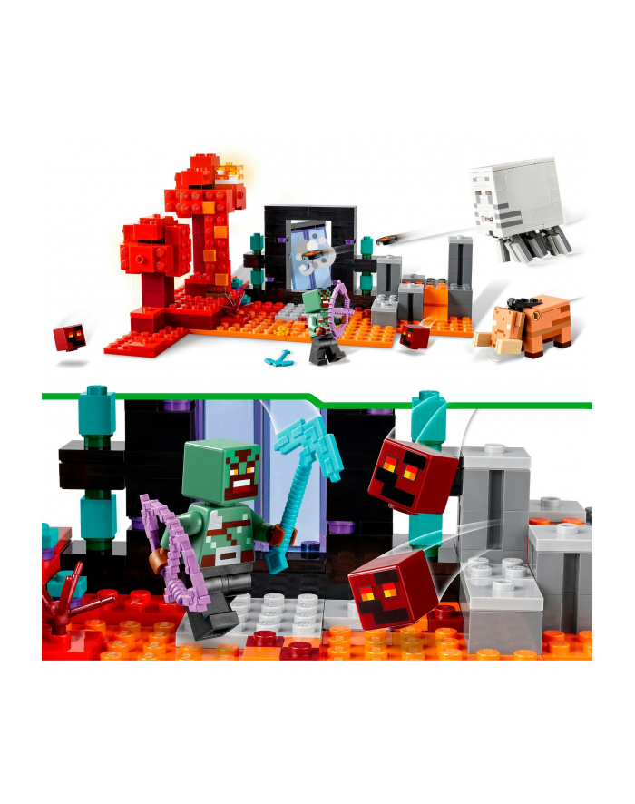 LEGO 21255 MINECRAFT Zasadzka w portalu do Netheru p4 główny