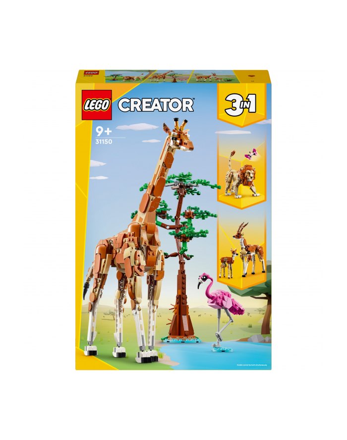 LEGO 31150 CREATOR Dzikie zwierzęta z safari p3 główny