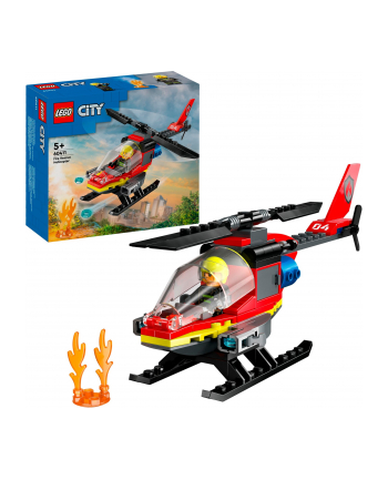 LEGO 60411 CITY Strażacki helikopter ratunkowy p4