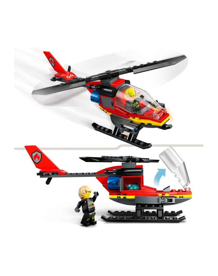 LEGO 60411 CITY Strażacki helikopter ratunkowy p4 główny