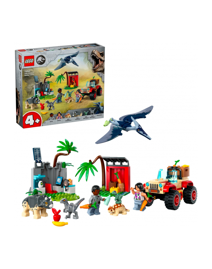 LEGO 76963 JURASSIC WORLD Centrum ratunkowe dla małych dinozaurów p4 główny