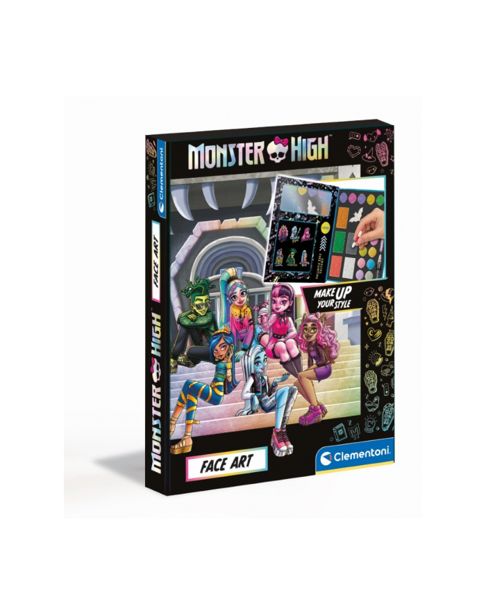 Clementoni Zestaw do malowania twarzy Face Art Monster High 18788 główny