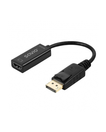 savio Adapter DisplayPort (M) v1.2 - HDMI (F) v1.4, 4K, AK-62