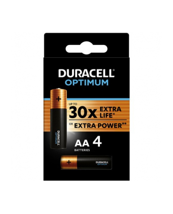 duracell Baterie Optimum AA LR6 blister 4 sztuki