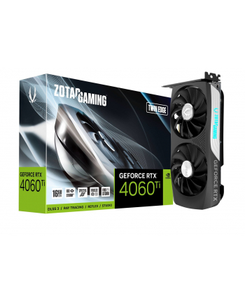 zotac Karta graficzna GeForce RTX 4060 Ti TWIN EDGE 16GB GDDR6 128bit 3DP