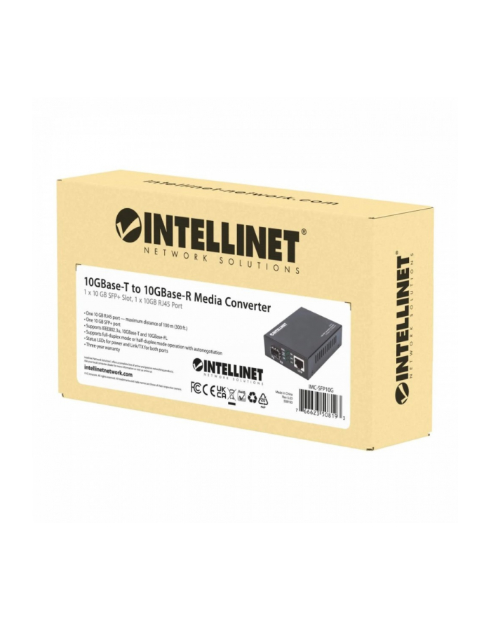 intellinet Media konwerter 10GBase-T na 10GBase-R, 10GB SFP+/10GB RJ45 główny