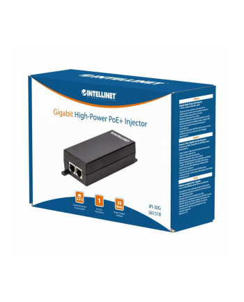 Adapter / Zasilacz Intellinet  POE+ 30W 1X Gigabit RJ45 802.3AT nr 1