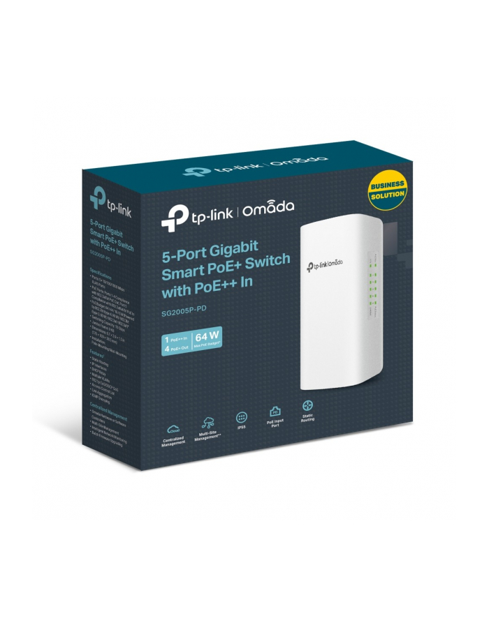 tp-link Przełącznik SG2005P-PD 5xGE (1xPoE++ 4xPoE+) główny