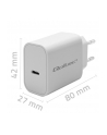 qoltec Ładowarka Super Quick PD | USB-C | 20W | 5-12V | 1.67-3A | Biała - nr 2