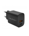 qoltec Ładowarka GaN Power Pro | 1xUSB-C | 1xUSB | 30W | 5-20V | 1.5-3A | Czarna - nr 1