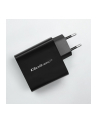 qoltec Ładowarka Super Quick PD | 1xUSB-C | 65W | 5-20V | 3-3.25A |     Czarna - nr 24