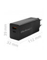 qoltec Ładowarka GaN Power Pro | 1xUSB-C | 1xUSB | 100W | 5-20V | 1.5-5A| PD | Czarna - nr 11