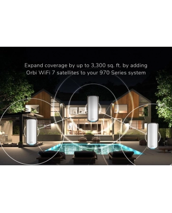 netgear Satelita RBS970 System WiFi 7 Quad-Band 10GE