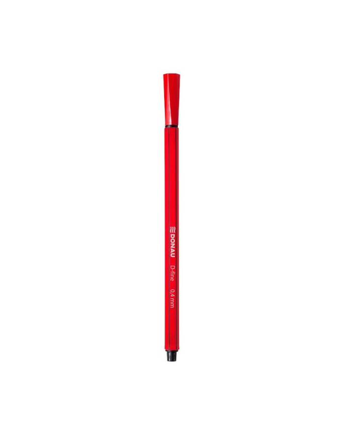 pbs connect Cienkopis DONAU D-Fine 0,4mm czerwony p10 7361011PL-04  cena za 1 sztukę główny