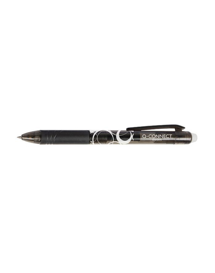 pbs connect Długopis automatyczny Q-CONNECT 1,0mm, wymazywalny, czarny KF18624  cena za 1 sztukę główny