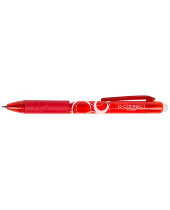pbs connect Długopis automatyczny Q-CONNECT 1,0mm, wymazywalny, czerwony KF18626  cena za 1 sztukę