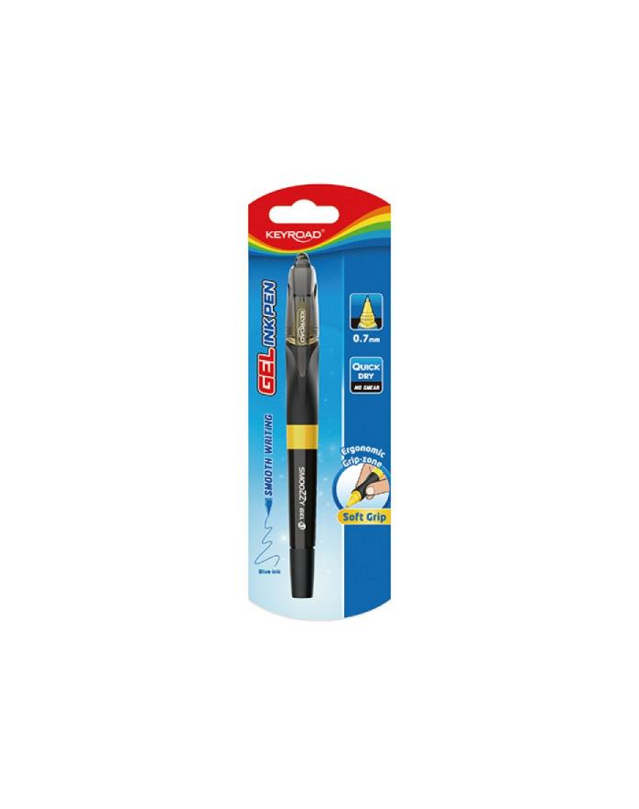 pbs connect Długopis żelowy KEYROAD SMOOZZY Writer, 0,7mm, mix kolorów blister  cena za 1 sztukę główny