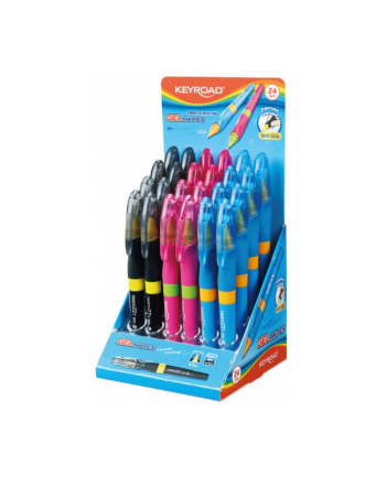 pbs connect Długopis żelowy KEYROAD SMOOZZY Writer, 0,7mm, p24 mix kolorów  cena za 1 sztukę