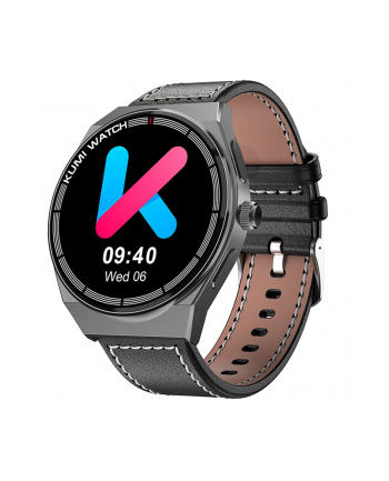 Smartwatch Kumi GT5 MAX 1.39 cala 290 mAh Szary