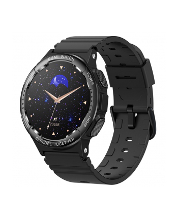 kumi Smartwatch K6 1.3 cala 300 mAh Czarny