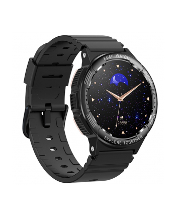 kumi Smartwatch K6 1.3 cala 300 mAh Czarny