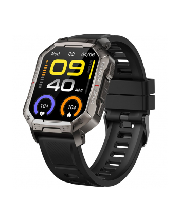 kumi Smartwatch U3 Pro 1.83 cala 400 mAh Czarny