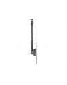 digitus Uchwyt sufitowy TV 37-70 cali 50kg, z regulacją teleskopową 560-910mm Czarny - nr 9
