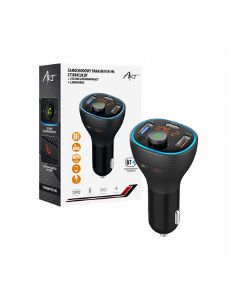 ART Car FM MP3 TRANSMITTER with BT USB LCD function FM-73 QC3.0