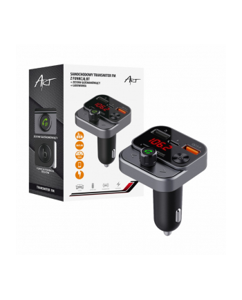 ART Car FM MP3 TRANSMITTER with BT USB LCD function FM-84B QC3.0