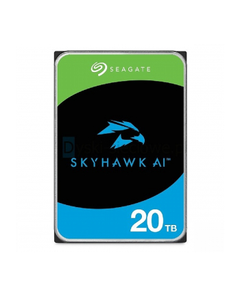 SEAGATE Surveillance Video Optimized AI Skyhawk 20TB HDD SATA 6Gb/s 512MB cache 3.5inch CMR Helium