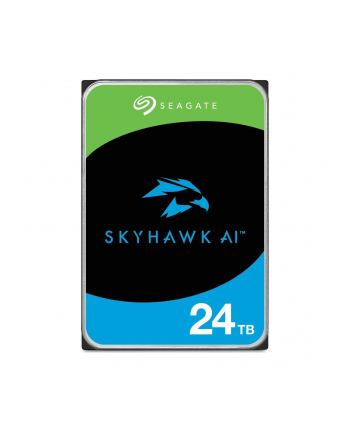 SEAGATE Surveillance Video Optimized AI Skyhawk 24TB HDD SATA 6Gb/s 512MB cache 3.5inch CMR Helium