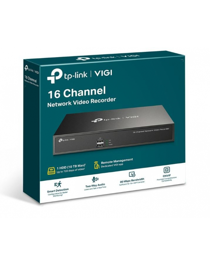 tp-link Rejestrator sieciowy wideo VIGI NVR2016H 16-kanałowy główny