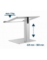 gembird Podstawka do notebooka 15,6 cali z regulacją wysokości srebrna - nr 2