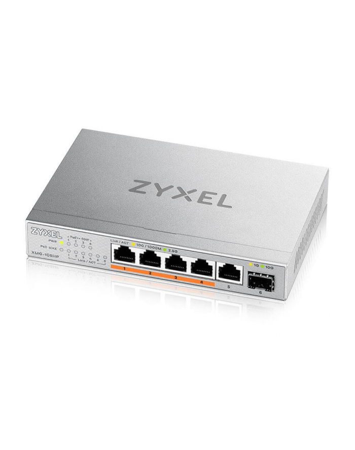 zyxel Przełącznik 5 portów 2,5G +1SFP+ XMG-105HP-(wersja europejska)0101F główny