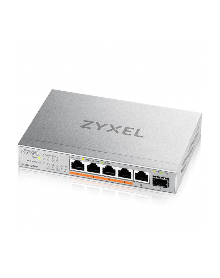 zyxel Przełącznik 5 portów 2,5G +1SFP+ XMG-105HP-(wersja europejska)0101F główny