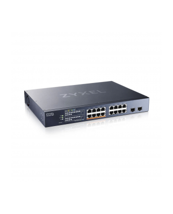 zyxel Switch XMG1915-18EP, 16-port 2.5GbE, 2 SFP+, 8 x PoE++ 180W      Smart Switch, hybird mode, standalone or NebulaFlex Cloud