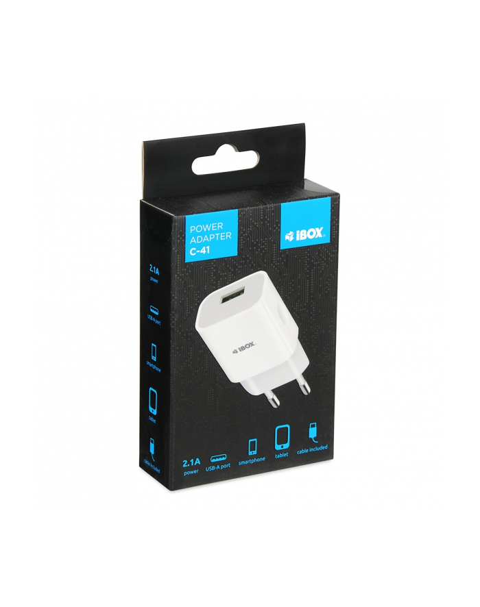 IBOX C-41 USB Charger 2.4A with micro USB cable główny