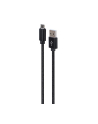 GEMBIRD Kabel USB - Micro USB w oplocie tekstylnym wtyki w osłonie metalowej 1.8m Czarny - nr 1