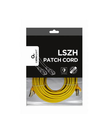 GEMBIRD Patch cord kat.6A SFTP LSZH 20m żółty nr 1