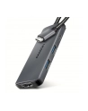 axagon Hub HMC-5H8K 2x USB-A, 1x USB-C, 8K HDMI, USB 3.2 Gen 1 hub, PD 100W, 15cm USB-C kabel - nr 17