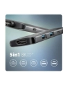 axagon Hub HMC-5H8K 2x USB-A, 1x USB-C, 8K HDMI, USB 3.2 Gen 1 hub, PD 100W, 15cm USB-C kabel - nr 40