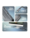 axagon Hub HMC-5H8K 2x USB-A, 1x USB-C, 8K HDMI, USB 3.2 Gen 1 hub, PD 100W, 15cm USB-C kabel - nr 5